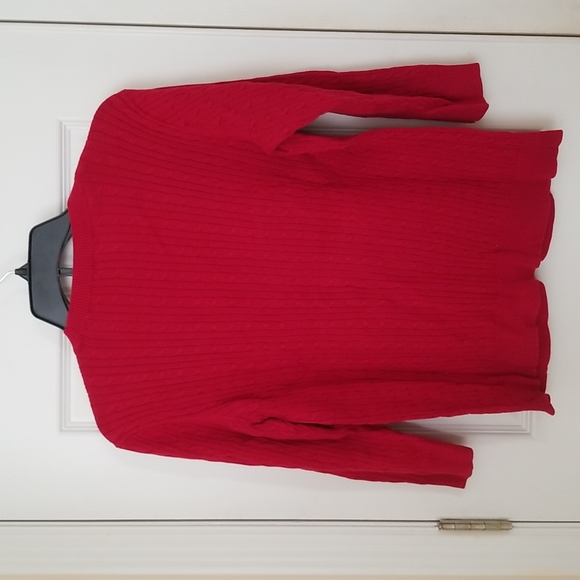 Chaps Ladies Cable Cardigan - Picture 2 of 4